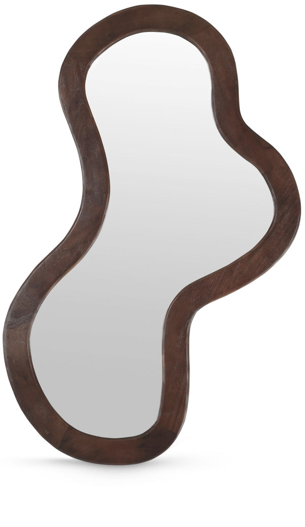 Oblique Brown Mirror 417Brown-48M Meridian Furniture
