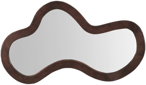 Oblique Brown Mirror 417Brown-48M Meridian Furniture