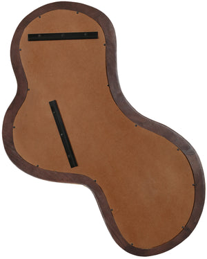 Oblique Brown Mirror 417Brown-48M Meridian Furniture