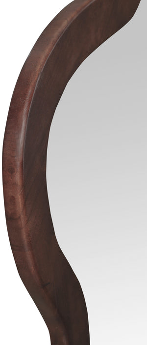 Oblique Brown Mirror 417Brown-48M Meridian Furniture
