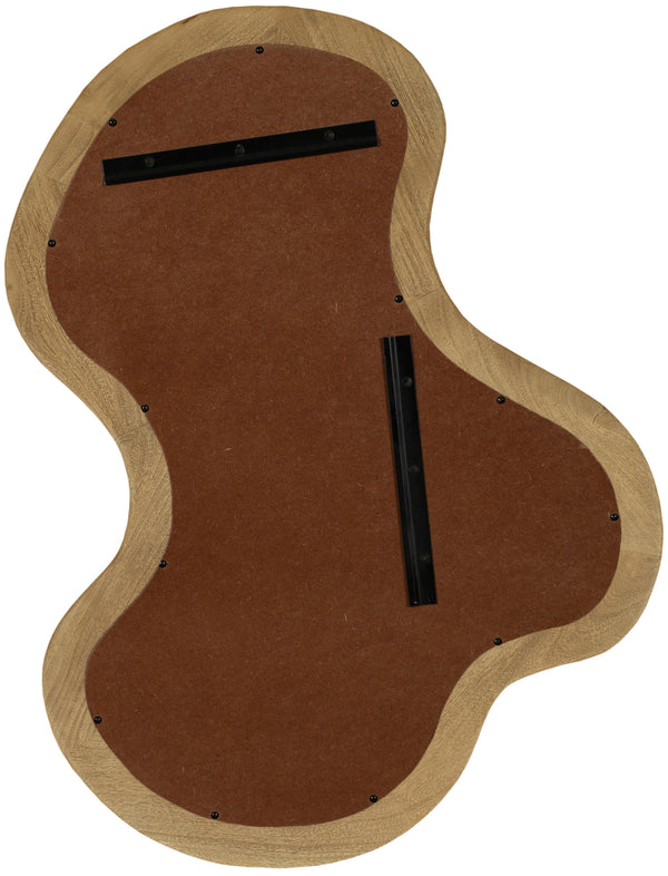 Oblique Oak Mirror 417Oak-38M Meridian Furniture