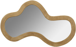 Oblique Oak Mirror 417Oak-48M Meridian Furniture
