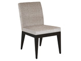 Lexington Murano Upholstered Side Chair - Luxurious Linen Fabric, Elegant Espresso Base, Contemporary Design Tunis  417-880-40