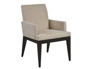 Lexington Murano Upholstered Arm Chair - Elegant Contemporary Design With Rich Earthy Tones And Wood Accents Tunis  417-881-01