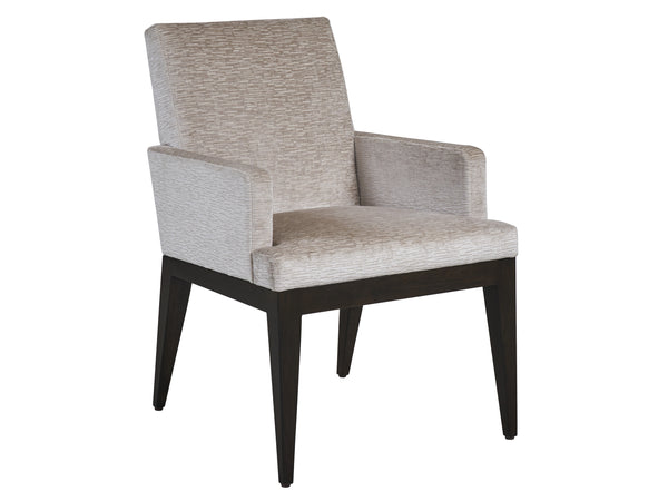 Lexington Murano Upholstered Arm Chair - Elegant Contemporary Design With Rich Earthy Tones And Wood Accents Tunis  417-881-40