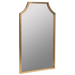 Cooper Classics Simone Rectangular Wall Mirror with Genuine Gold Leaf Frame for Entryways and Living Rooms Gold 41825