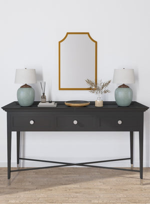 Cooper Classics Simone Rectangular Wall Mirror with Genuine Gold Leaf Frame for Entryways and Living Rooms Gold 41825
