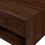 English Elm Walker Edison - Modern Hairpin-Leg Coffee Table – Dark Walnut