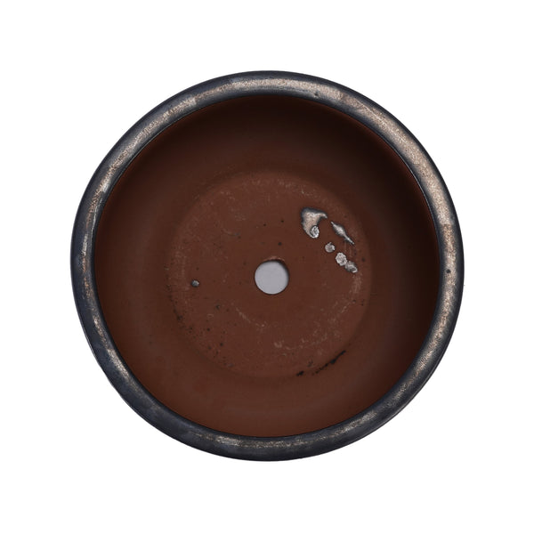 English Elm 3 Pieces Ceramic Flowerpot Set - Handcrafted Antique Gray Planters For Gardens, Patios & Windowsills W3273P321502