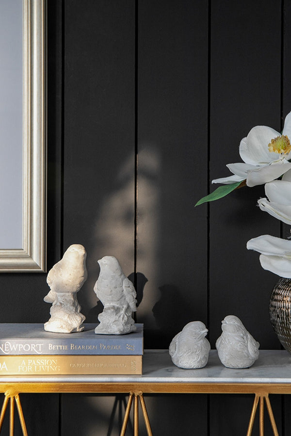 English Elm Set Of 2 Skye Sparrow Bird Accents – Whimsical Decor For Home, Garden, Or Thoughtful Gifts! W2078P210032-GIGA