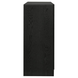 English Elm Annie 9-Drawer Dresser With Crystal-Like Fronts & Soft Wood-Grain Finish For Glamorous Bedrooms B062P378344