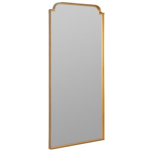 Cooper Classics Heidi Rectangular Wall Mirror Matte Gold Metal Frame Entryway Bedroom Accent 41956