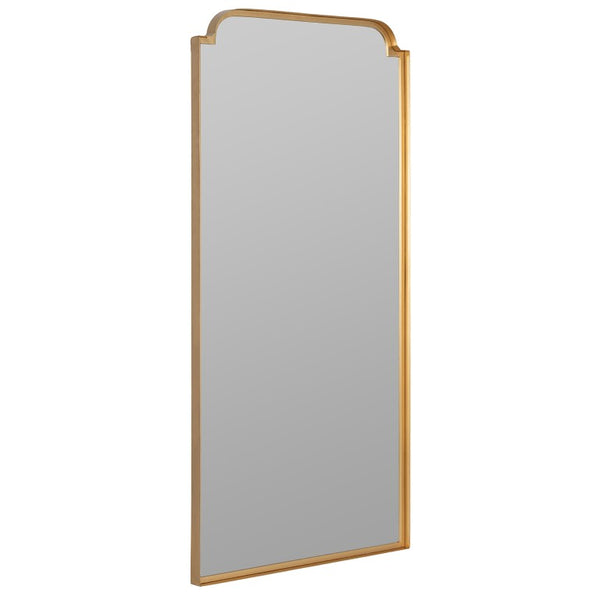 Cooper Classics Heidi Rectangular Wall Mirror Matte Gold Metal Frame Entryway Bedroom Accent 41956