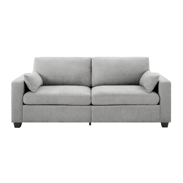 English Elm Modern Fabric Loveseat with Fsc Wood Frame Spring Cushions and Washable Covers W5515P443361