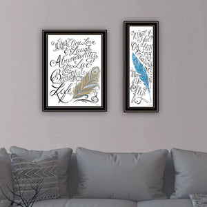 English Elm Trendy Decor 4u Motivational Typography 2 Piece Framed Canvas Art for Home Office B067P256640