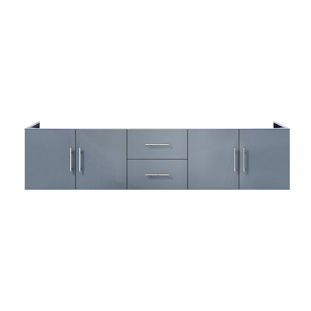 English Elm Dark Grey Double Bath Vanity 80" W x 22" D with Carrara Marble Top, Solid Wood, Soft-Close Storage B2731P258526