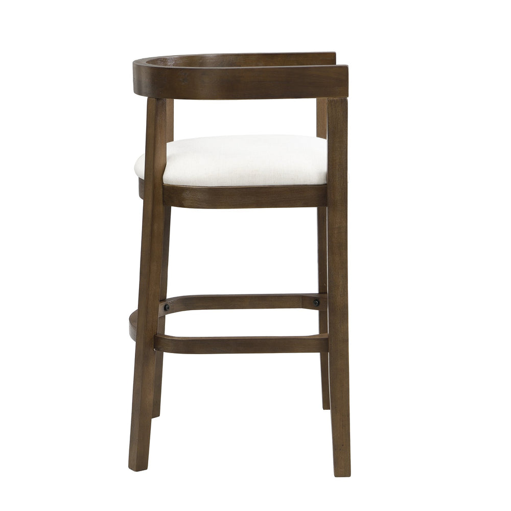 English Elm Christopher Knight Home® - Bar Stools Set Of 2 - Contemporary Rubberwood Design With Soft Upholstered Comfort For Home Bars N771P284165T