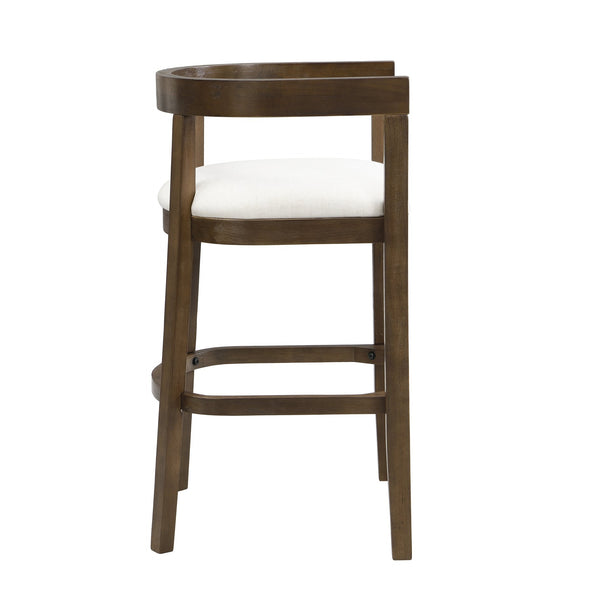English Elm Christopher Knight Home® - Bar Stools Set Of 2 - Contemporary Rubberwood Design With Soft Upholstered Comfort For Home Bars N771P284165T