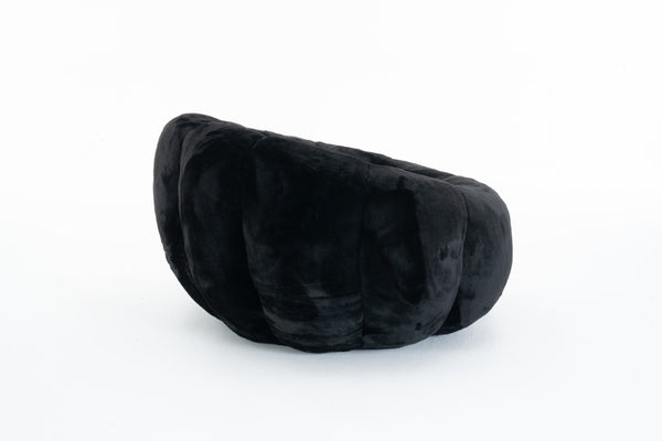 English Elm Adult Floral Bean Bag Chair Plush Faux Fur Single Seater for Bedroom Reading Nook W2012P399199
