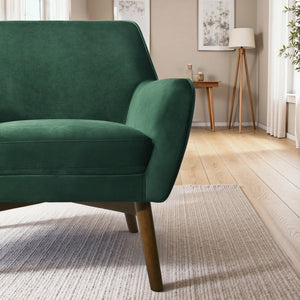 English Elm Mina Italian Inspired Vegan Leather Swivel Barrel Lounge Chair for Modern Living B183P423287