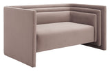 Trippel Loveseat Taupe 110306 Zuo Modern