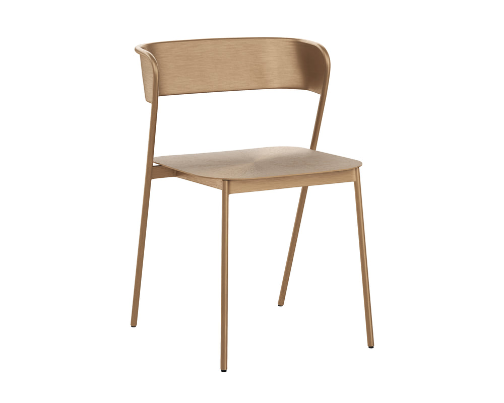 Sunpan Keanu Dining Chair - Modern Elegance with Unique Starburst Design, Crafted by Skilled Artisans Antique Gold