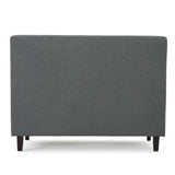 Christopher Knight Home® - Noble House - Tovah Charcoal Fabric Storage Loveseat