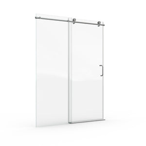 English Elm Top Rail Brushed Nickel Finish for Frameless Sliding Shower Doors Smooth Glide W1920P416270