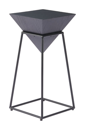Zuo Modern Pira Side Table Black – Modern Mdf & Steel Design For Stylish Living Spaces, Minimalist & Boho Charm Black Mdf,Steel 110533-zuo-modern