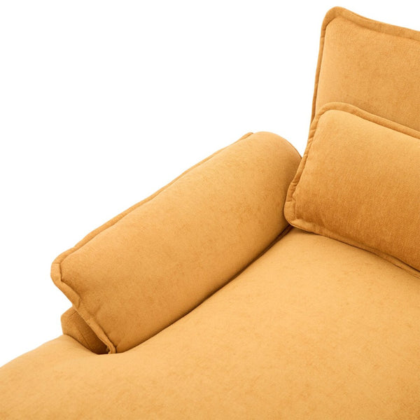 English Elm United U-Shaped Cloud Couch - 110" Chenille Sectional Sofa With Memory Foam & Double Chaise Comfort W1568S00213-GIGA