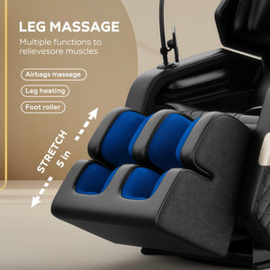 English Elm 2024 Massage Chair Recliner - Zero Gravity Full Body Air Pressure Massage For Ultimate Relaxation W1875P212650
