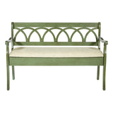 OSP Home Furnishings Coventry Storage Bench Sage