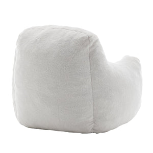 English Elm Bean Bag Chair With Memory Foam - Plush Teddy Upholstery For Cozy Relaxation In Any Space! W2200P247712