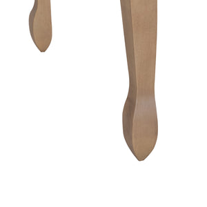 English Elm Christopher Knight Home® - EXT. EXT. DINING TABLE with French Country Cabriole Legs, Butterfly Leaf Expandable Rustic Chic 79.65" Light Natural N771P355876A