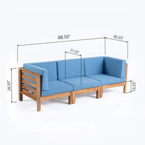 English Elm Oana Low Profile Accent Chair Compact Contemporary Seating for Living Room or Apartment 64497.00_64498.00_64499.00BLU