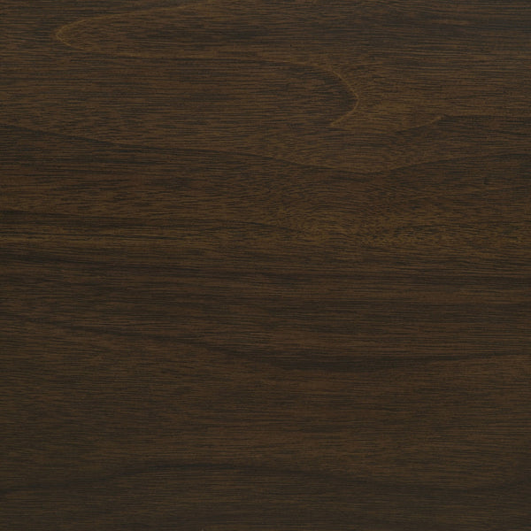 English Elm Wes Dark Walnut 2-Door Sideboard Buffet Storage Cabinet with Removable Shelves, Tapered Legs, Timeless Grain Finish B062P344986
