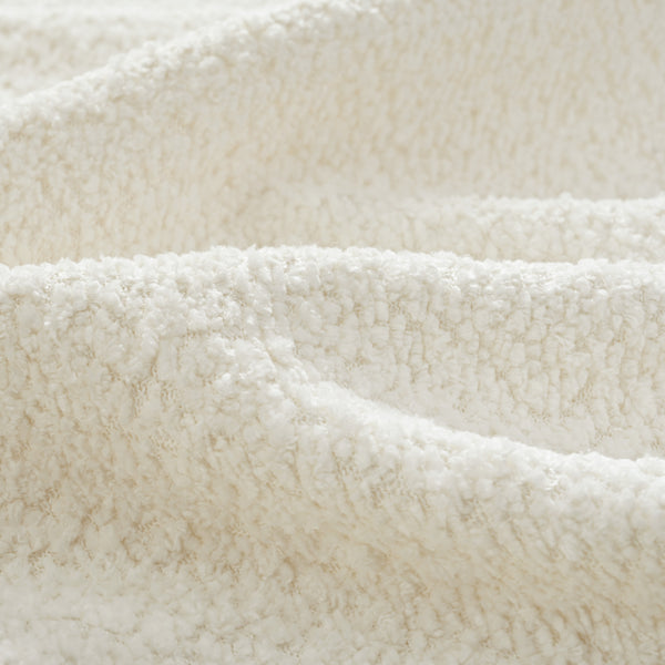 English Elm U_Style Curved Modular 132" Chenille Sectional Sofa with Plush Spring Cushions for Cozy Living Beige WY000456AAA