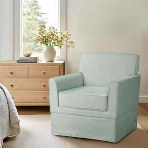 English Elm Accent Armchair Tailored Track Arm Skirted Base Polyester Upholstered Living Room Seat B035P496592