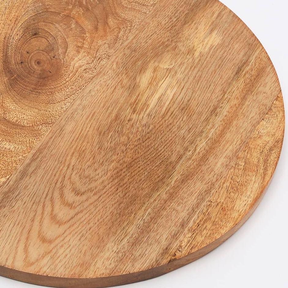 English Elm Froggy Natural Wood Platter - Playful Frog-Shaped Snack & Appetizer Board, Durable 13.75" Stylish B346P327324