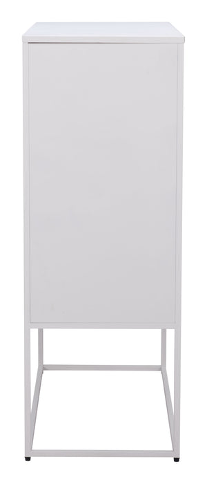 Lazaro Cabinet White 109748 Zuo Modern