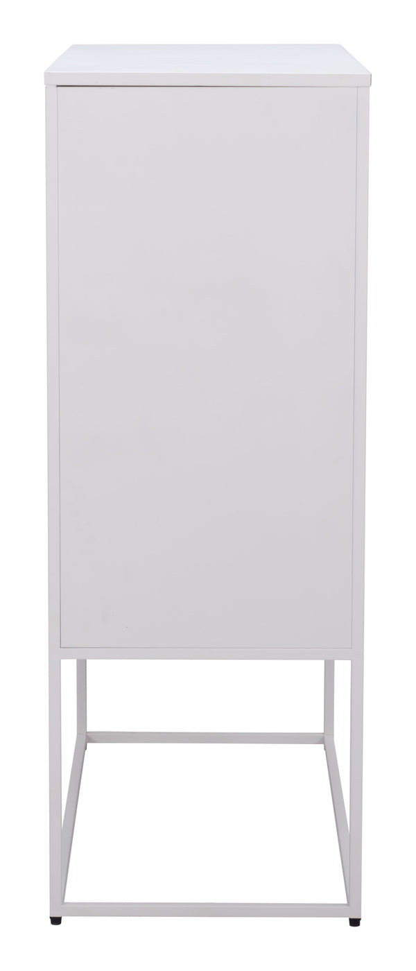 Lazaro Cabinet White 109748 Zuo Modern