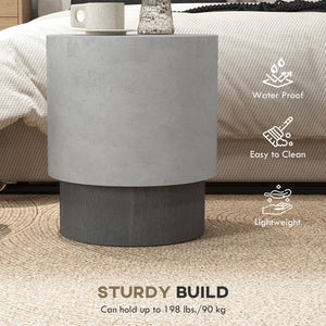 English Elm HOMCOM Modern 2-Piece Marble Top Coffee Table Set with Gold Steel Frame and 2-Tier Storage Shelves Grey W2225P200914