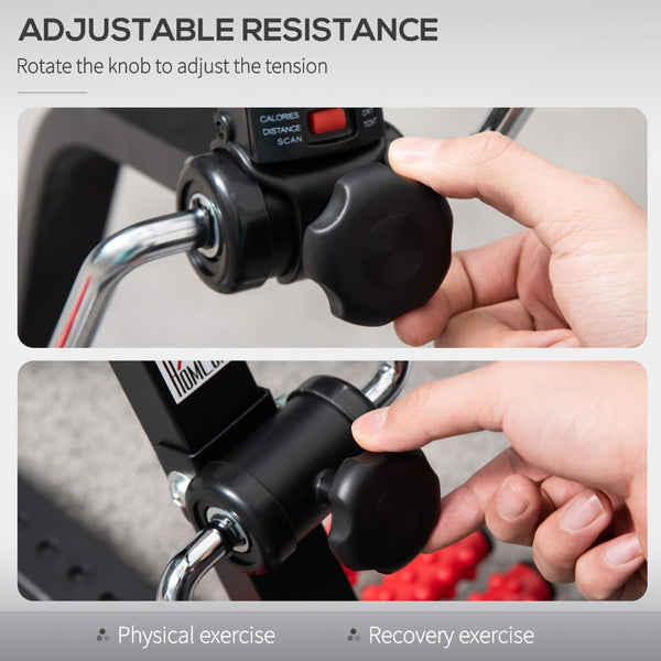 English Elm Soozier Seated Pedal Exerciser for Seniors with Lcd Tracker and Massage Rollers W2225P229251