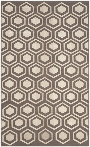 Safavieh Kilim 629 Hand Woven Flat Weave with embroidery  Rug Grey KLM629A-8