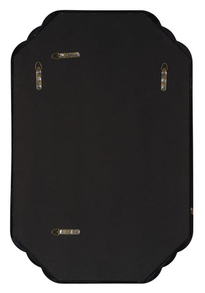Cooper Classics Carol Rectangular Wall Mirror with Hand-Applied Leaf Frame for Entryways and Mantels Gold 42001