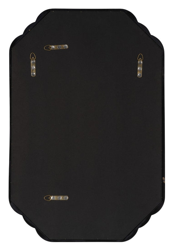 Cooper Classics Carol Rectangular Wall Mirror with Hand-Applied Leaf Frame for Entryways and Mantels Gold 42001