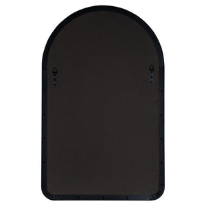 Cooper Classics Gerrard Matte Rectangular Wall Mirror with Slim Metal Frame for Entryway or Bath Black 42003