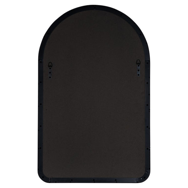 Cooper Classics Gerrard Matte Rectangular Wall Mirror with Slim Metal Frame for Entryway or Bath Black 42003