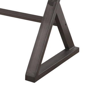 English Elm Gold Gold Aluminum and Grey Writing Desk with Patchwork Top, X-Base Metal Frame, Soft-Close Drawers and Modern Glam 95 B062P184563