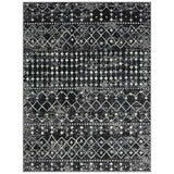 Madison Park Hannah Global Inspired Moroccan Global Woven Area Rug MP35-8022 Charcoal